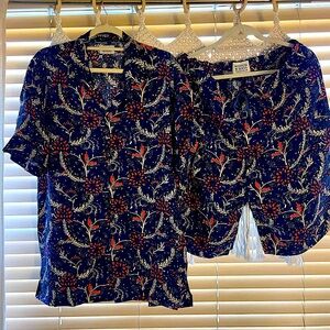 Scotch & Soda Floral Print Set. Shirt and shorts New without tags.
